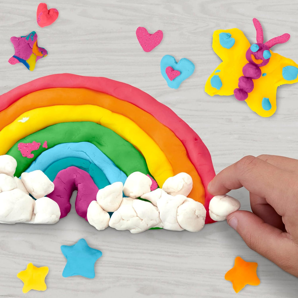 Non-Toxic Modeling Clay 10-Pack: Assorted Colors for Kids Ages 2+, Stocking Stuffer & Creative Play