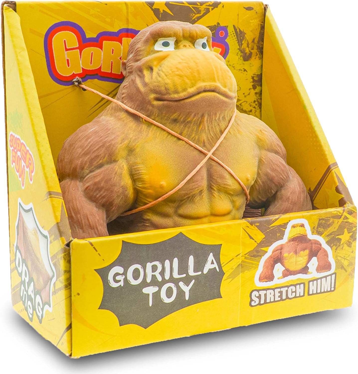 Stretchy Monkey Fidget Toy - Funny Gorilla Stress Relief Squeeze Toy for Kids & Adults