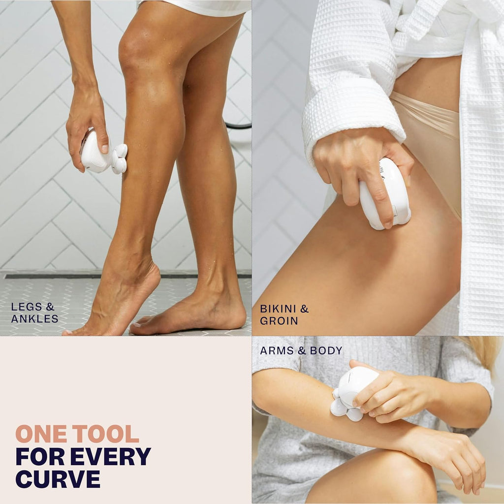 Electric Razor for Women - 5-Blade Shaver for Legs, Body & Sensitive Bikini Areas - Cordless & Rechargeable