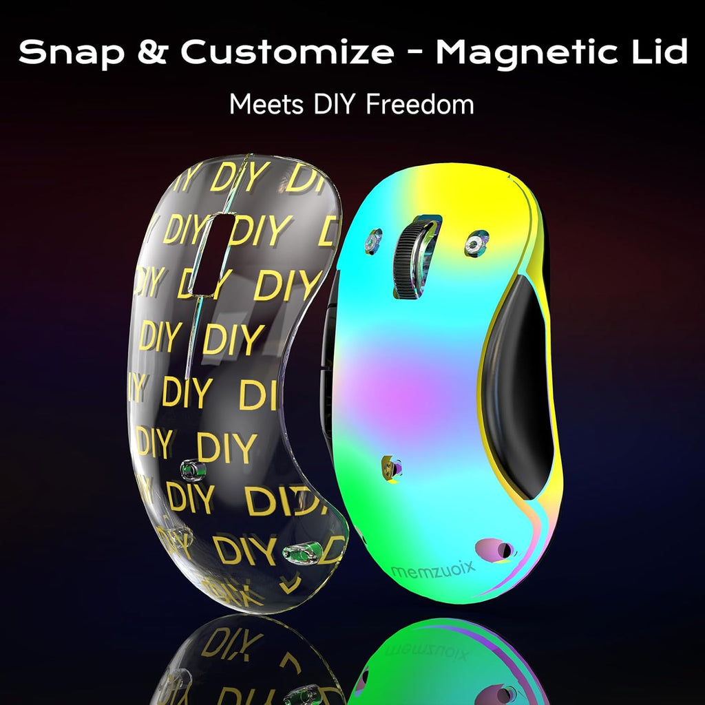 Rechargeable Wireless Gaming Mouse with RGB Backlighting, Ergonomic Design & 3600 DPI