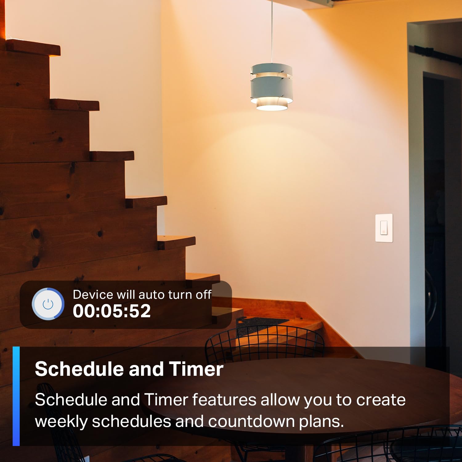 Matter Smart Light Switch: Voice Control & Offline LAN Operation | UL Certified 2-Pack