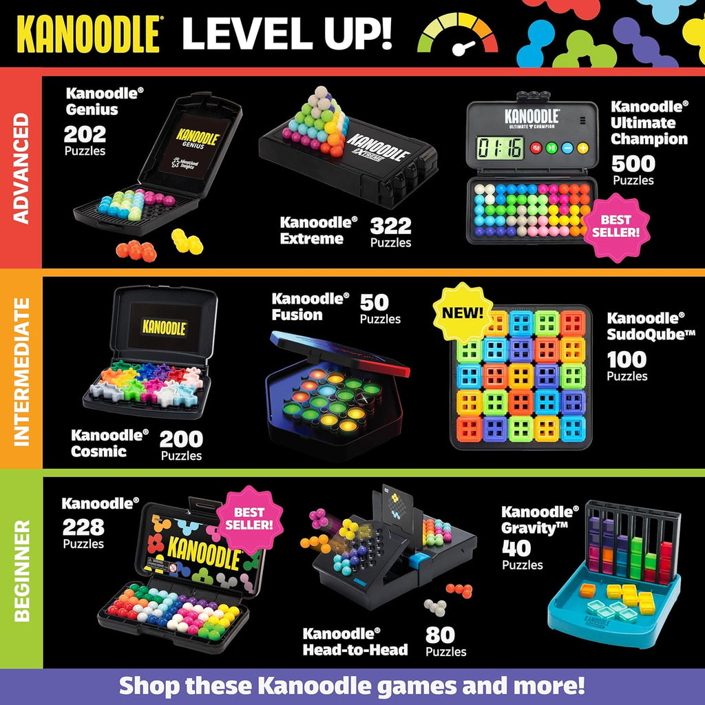 3D Brain Teaser Puzzle Game: 200+ Challenges for Ages 7+ | Portable Travel Companion