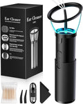 Electric Ear Wax Removal Kit with Camera, 4 Pressure Modes, IPX6 Waterproof Rechargeable Ear Cleaner