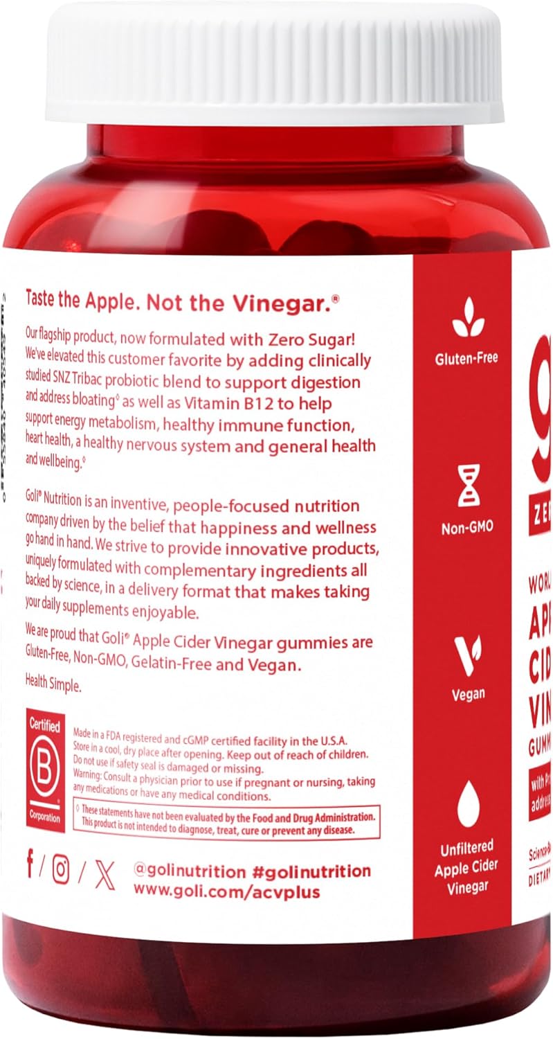 World's First 3-in-1 Pre, Post, Probiotic Gummies with Apple Cider Vinegar, Ashwagandha & Vitamins