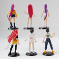 6-Piece Demon Hunter Action Figure Set for Cake Decorating and Display