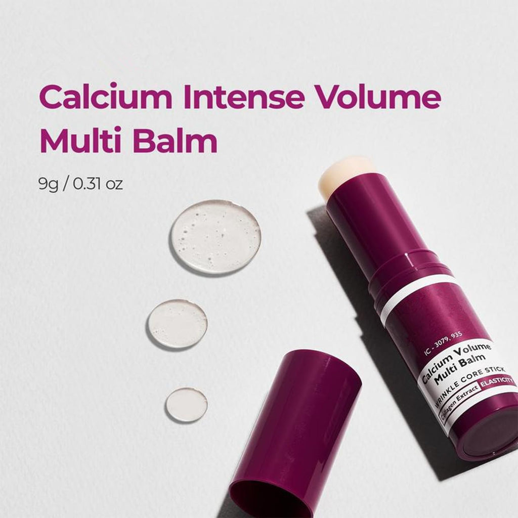 Calcium Multi Balm: Anti-Wrinkle Stick with Collagen for Face, Eyes & Neck