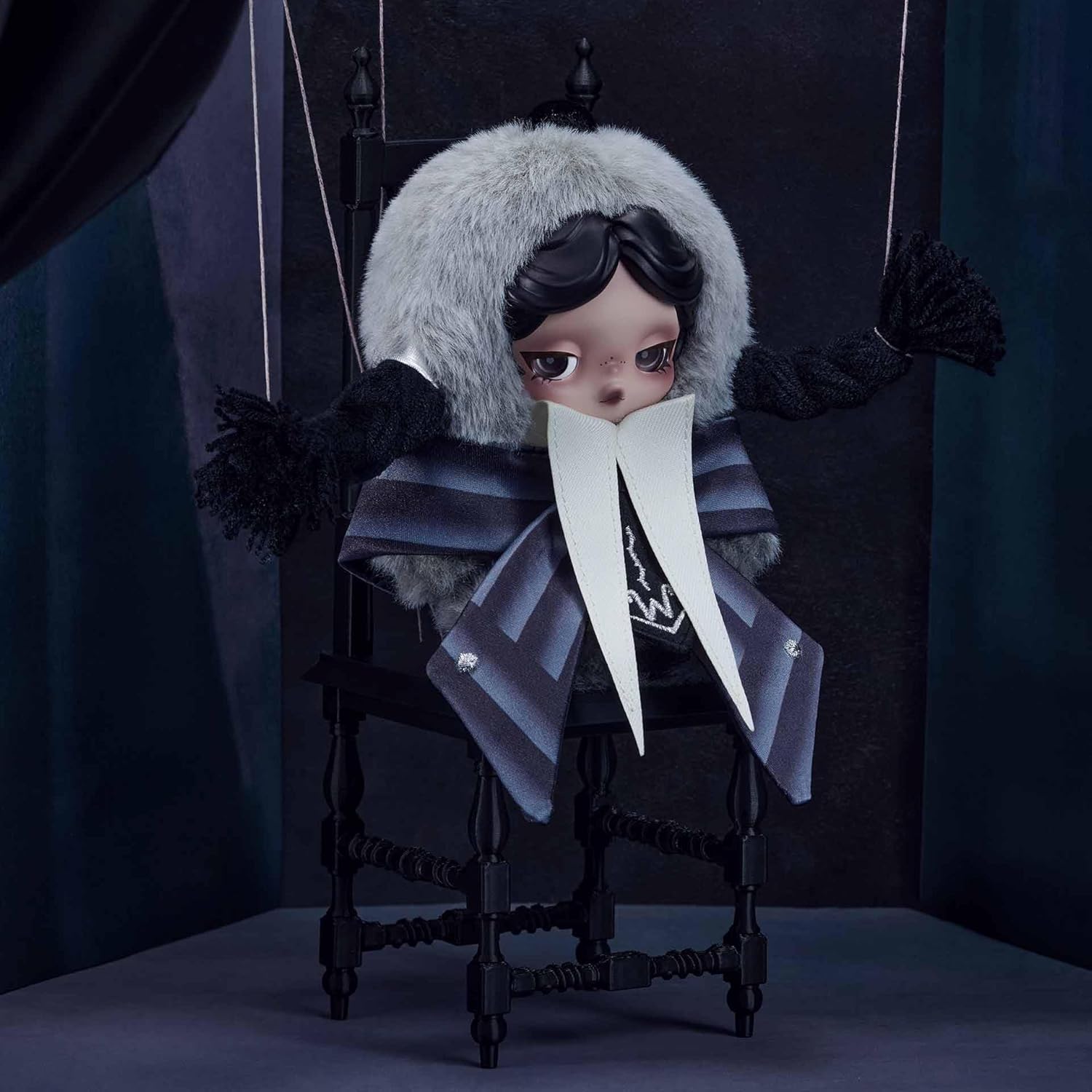 Wednesday Addams Plush Toy (Nevermore Academy Uniform) 5.32-inch Collectible Charm Gift