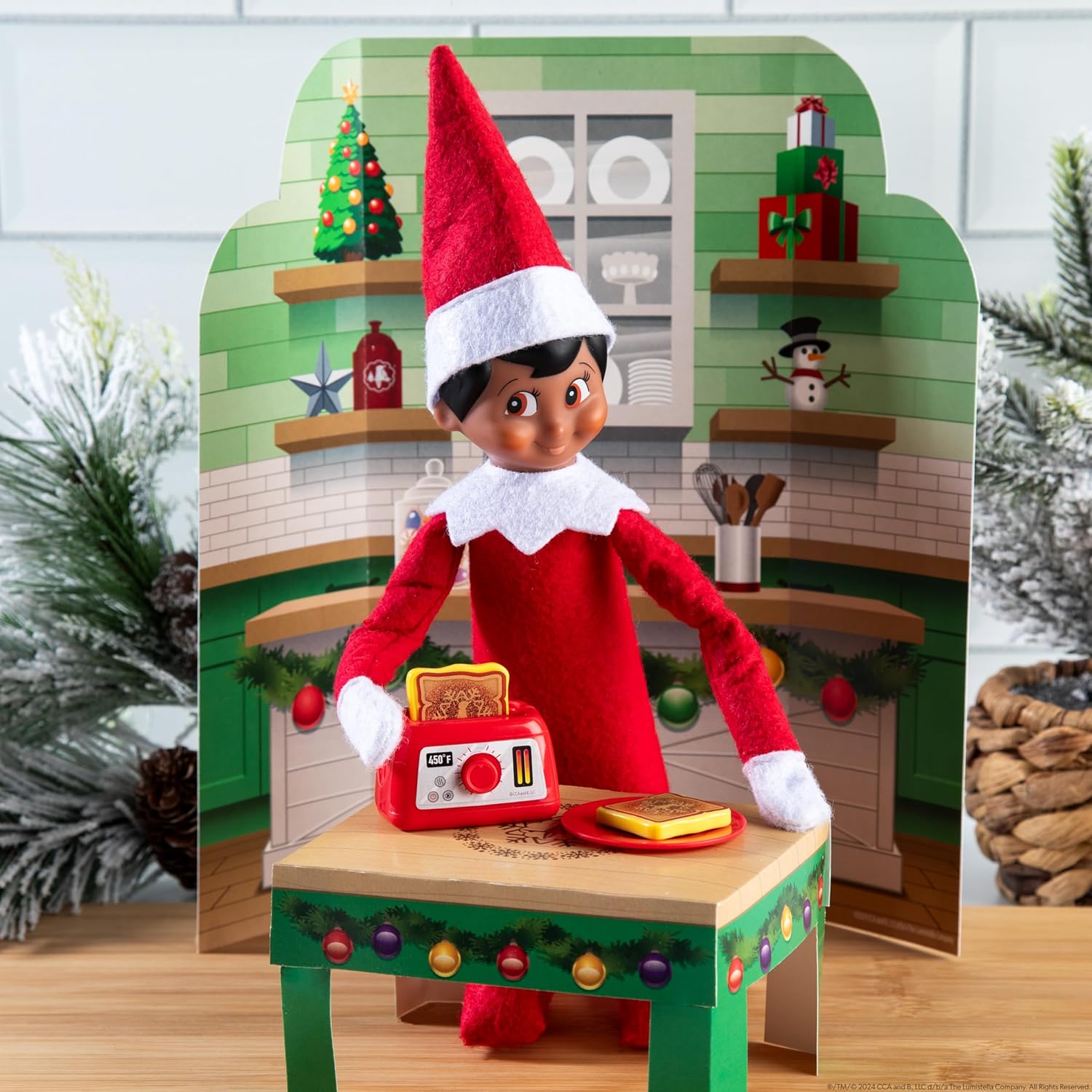 24-Day Ultimate Elf Kit with 70+ Props, Idea Cards, and Backdrops for Christmas Magic