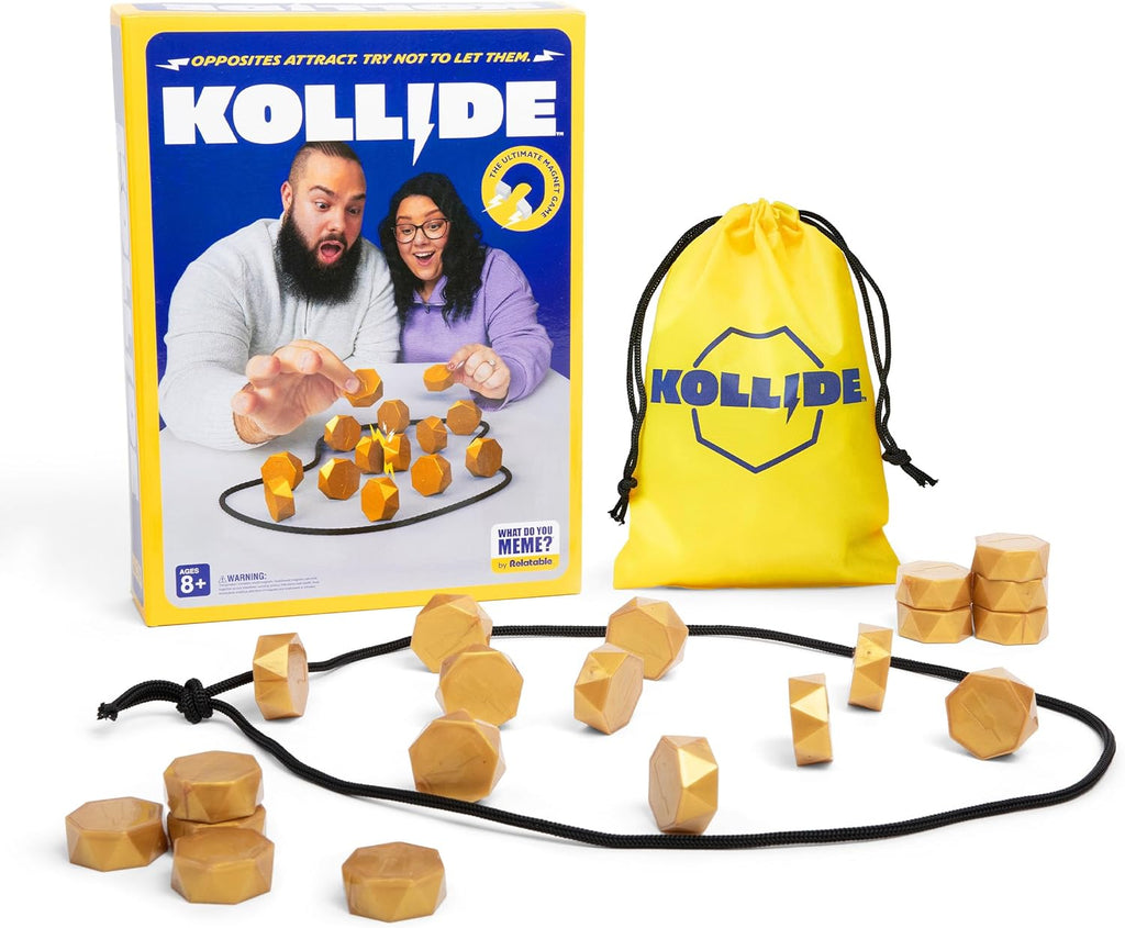 Magnetic Strategy Game for Family Game Night - 20 Magnets with Rope