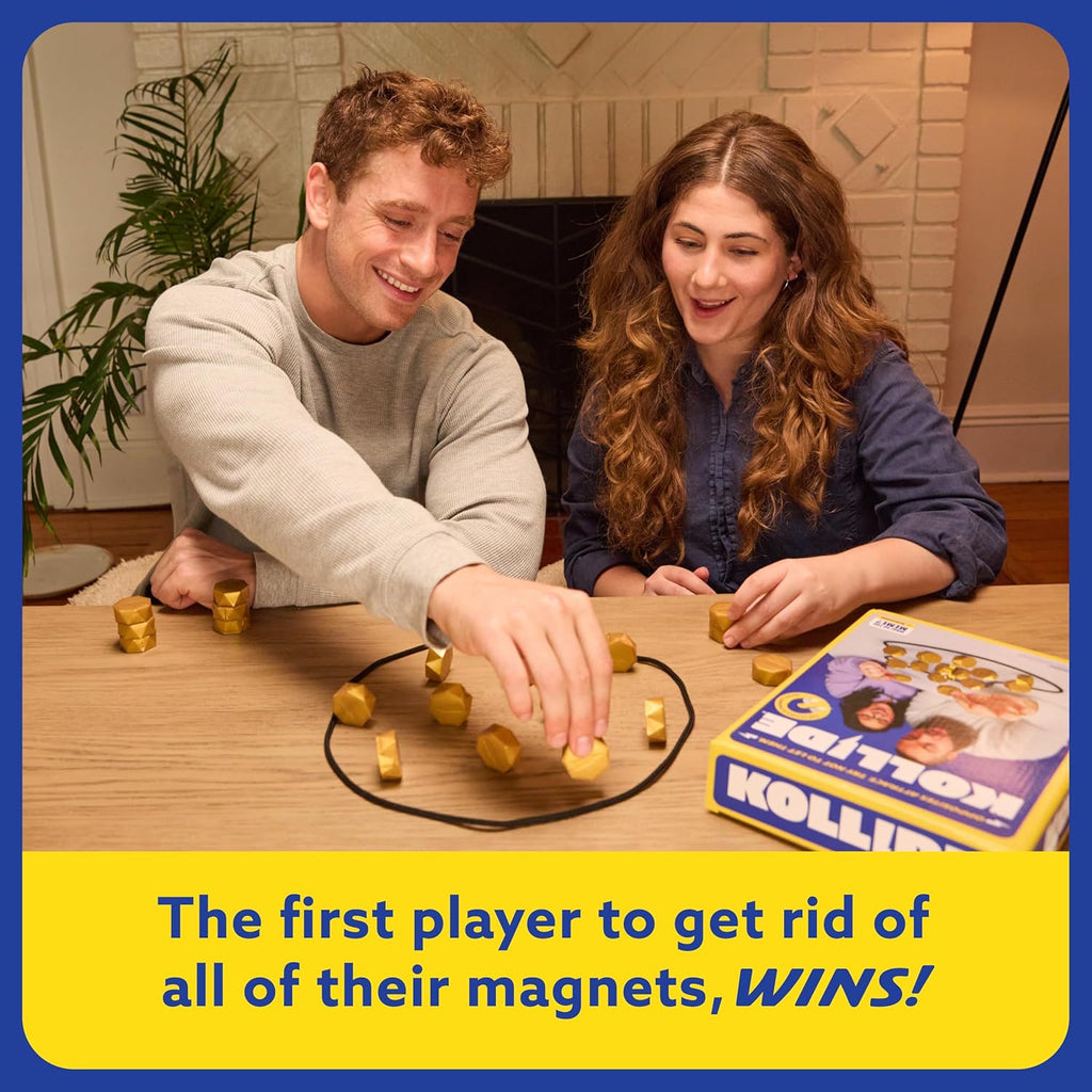 Magnetic Strategy Game for Family Game Night - 20 Magnets with Rope