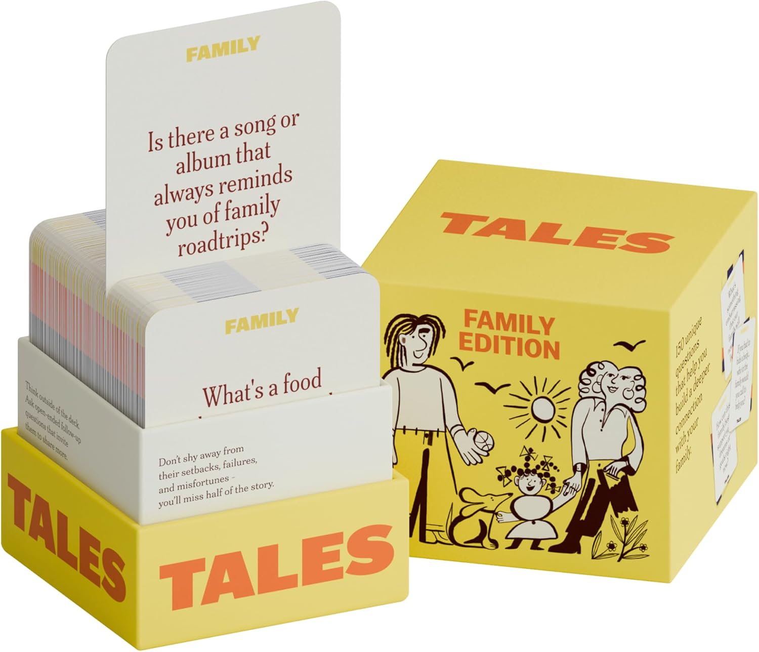 150 Family Conversation Cards for Meaningful Connections and Quality Time