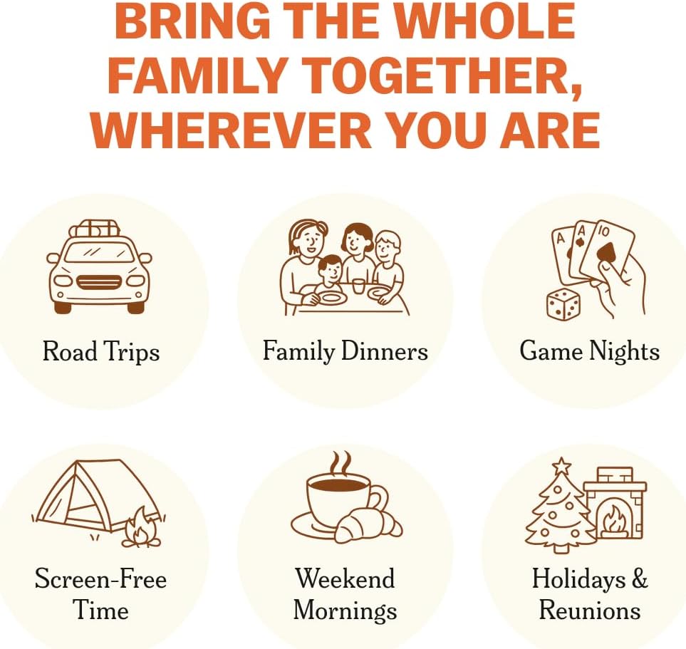 150 Family Conversation Cards for Meaningful Connections and Quality Time
