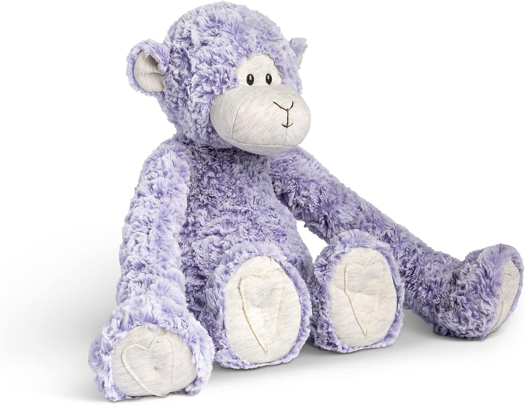 17.5 Inch Weighted Plush Monkey with 5lb Calming Beads for Sensory Comfort