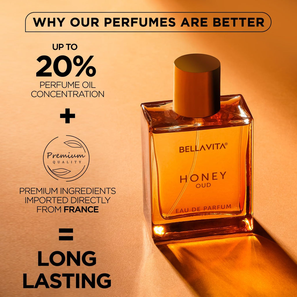 Honey Oud Eau de Parfum | Patchouli, Vanilla & Bergamot | Long-Lasting Unisex Fragrance
