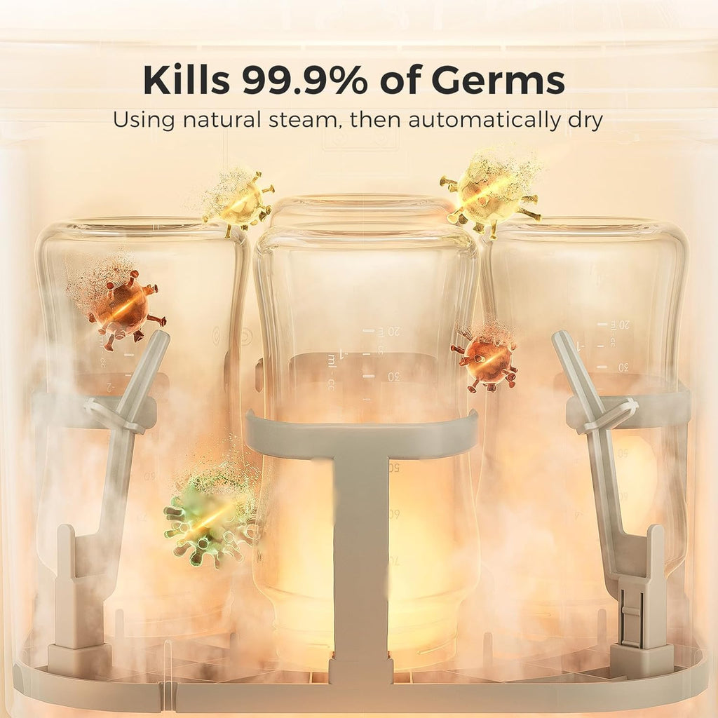 All-in-One Baby Bottle Washer, Sterilizer & Dryer - Time-Saving Cleaning Machine