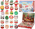 2025 Christmas Advent Calendar with 24 Mini Plush Toys – 3.15" Squishy Stuffed Animals for Kids & Collectors
