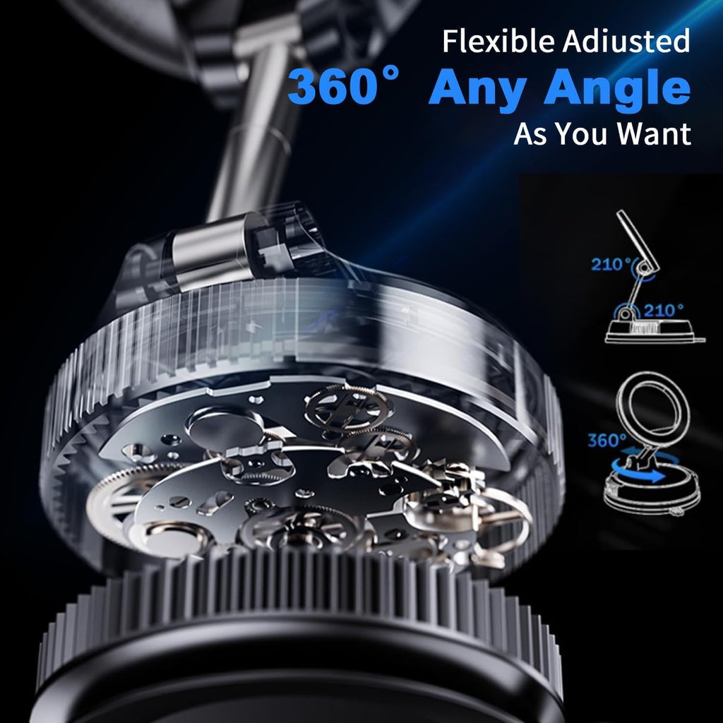 360° Vacuum Magnetic Phone Holder with Foldable Design for Car and Multi-Surface Use