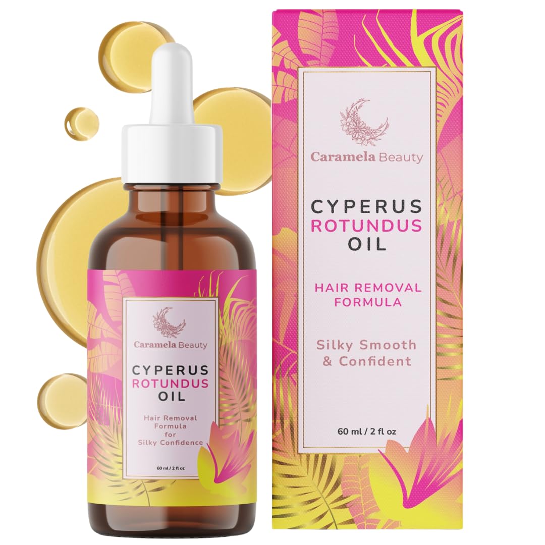 Natural Cyperus Rotundus Hair Removal Oil - 60ml for Smooth Skin & Reduced Hair Growth
