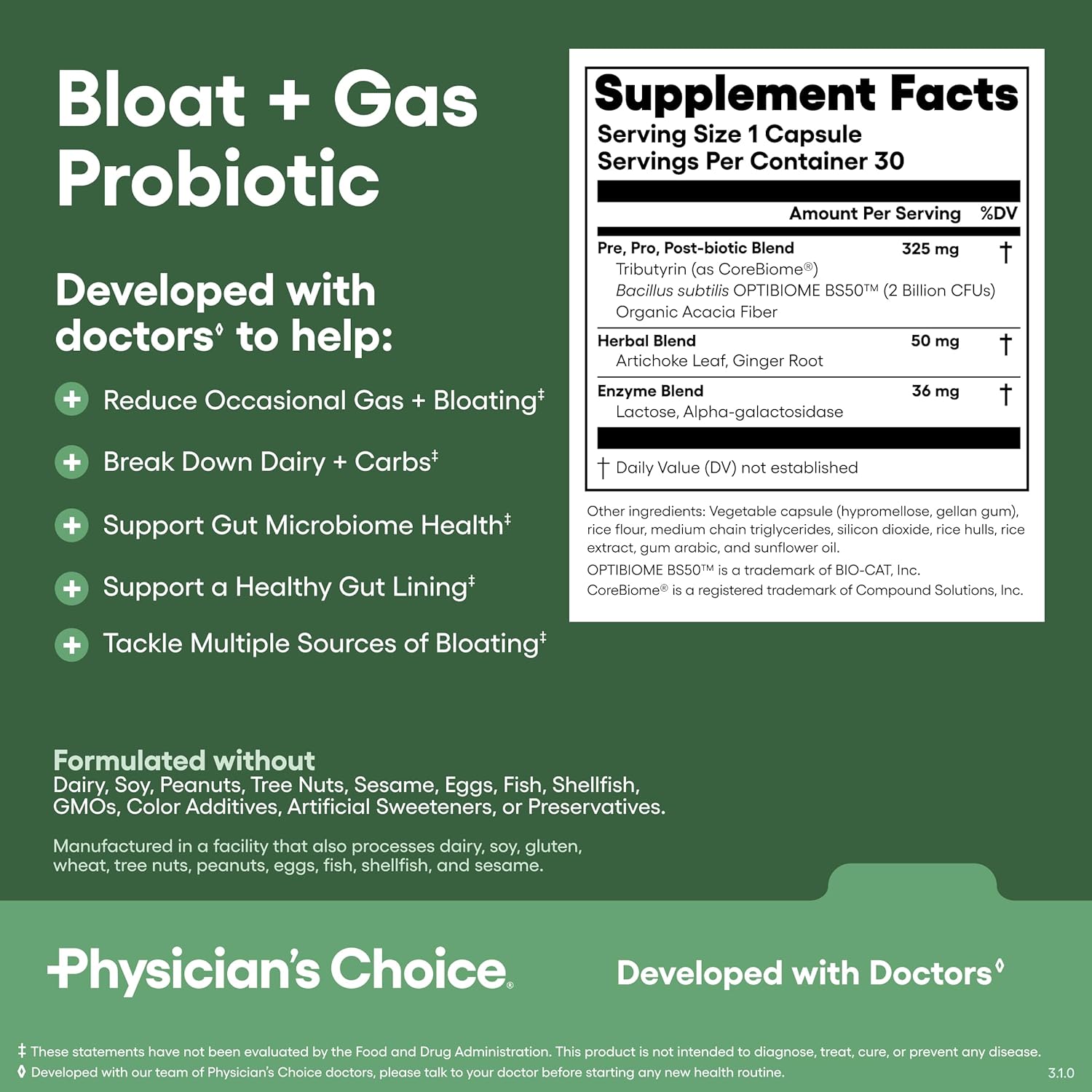 60 Billion Probiotic Bundle with Digestive Enzymes for Gut Health Support