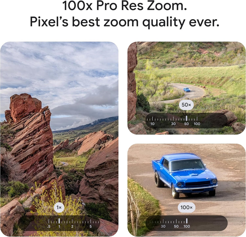 Unlocked Android Smartphone with AI Assistant, Triple Camera, 24+ Hour Battery - Moonstone 128GB