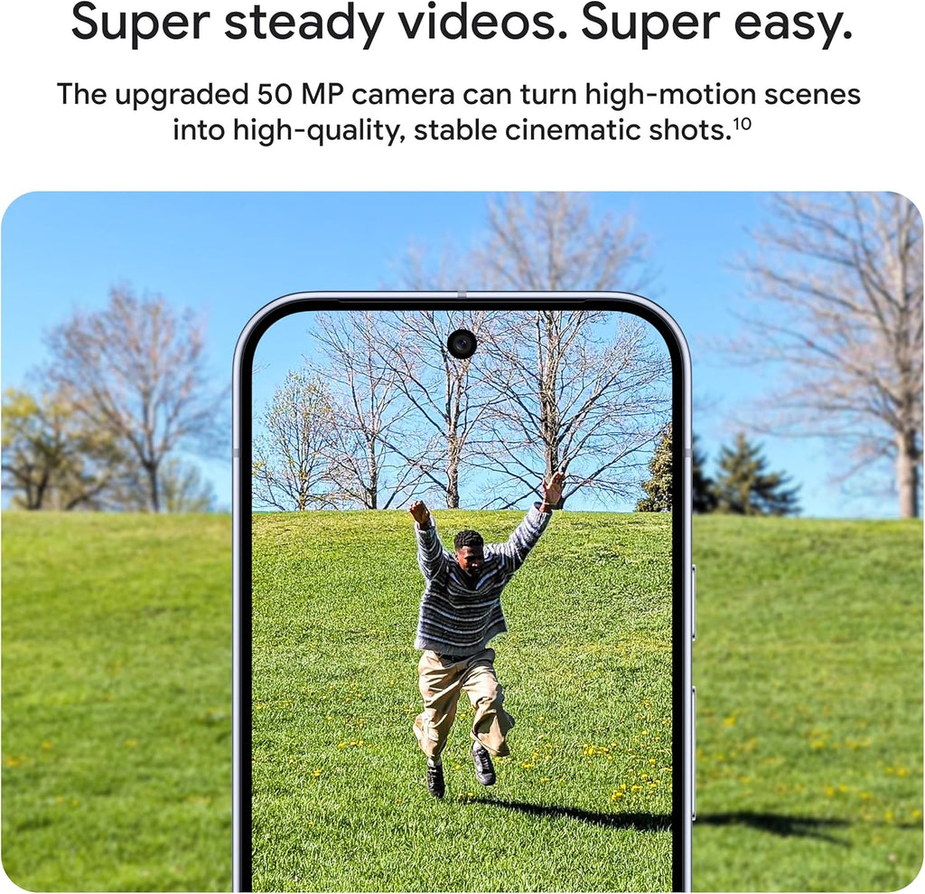 Unlocked Android Smartphone with AI Assistant, Triple Camera, 24+ Hour Battery - Moonstone 128GB