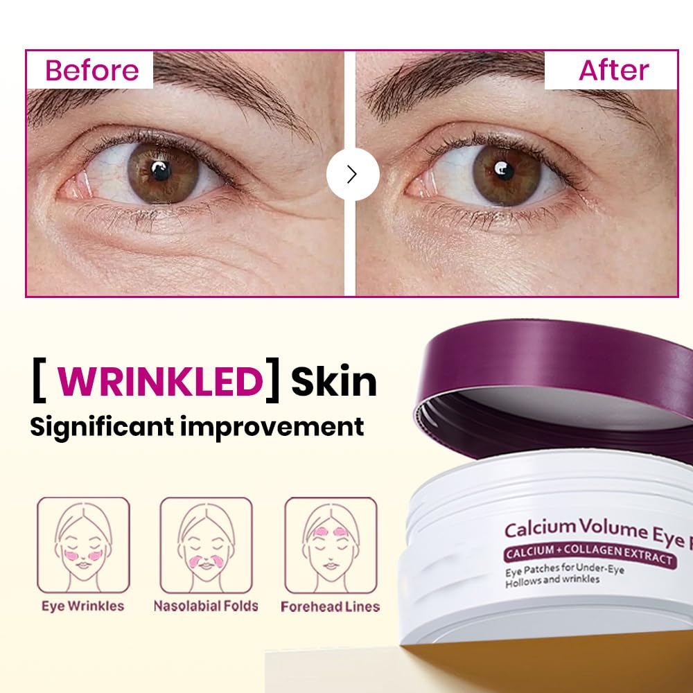 60-Piece Anti-Aging Eye Patch & Multi Balm Set, Firming Hydration for Eyes, Face, Neck