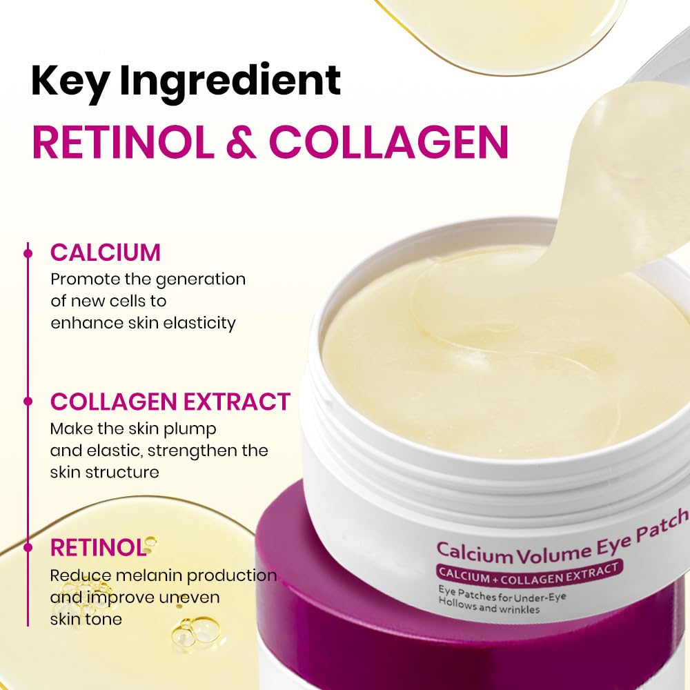 60-Piece Anti-Aging Eye Patch & Multi Balm Set, Firming Hydration for Eyes, Face, Neck