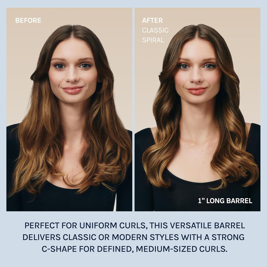 Long Barrel Curling Iron with Moisture Heat Technology & NanoIonic Technology