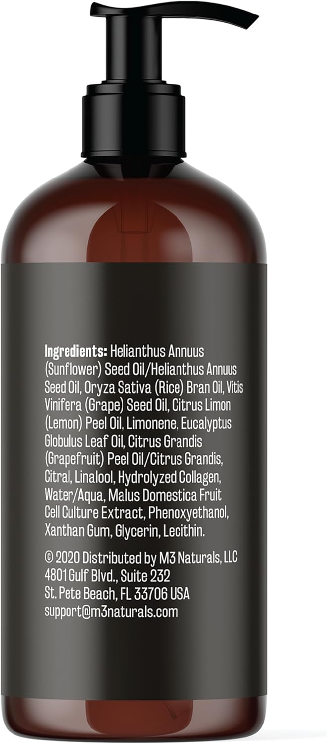 Firming Body Massage Oil with Collagen & Stem Cell - Smooths Cellulite & Improves Skin Texture - 8 Fl Oz