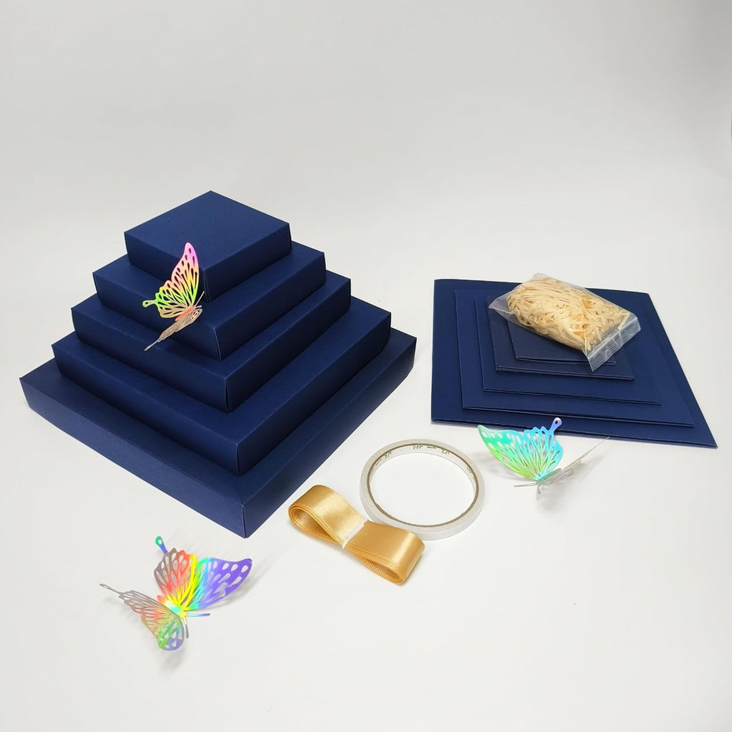 5-Layer Explosion Gift Box DIY Kit with Main Part Assembled for Surprise Snacks & Photos