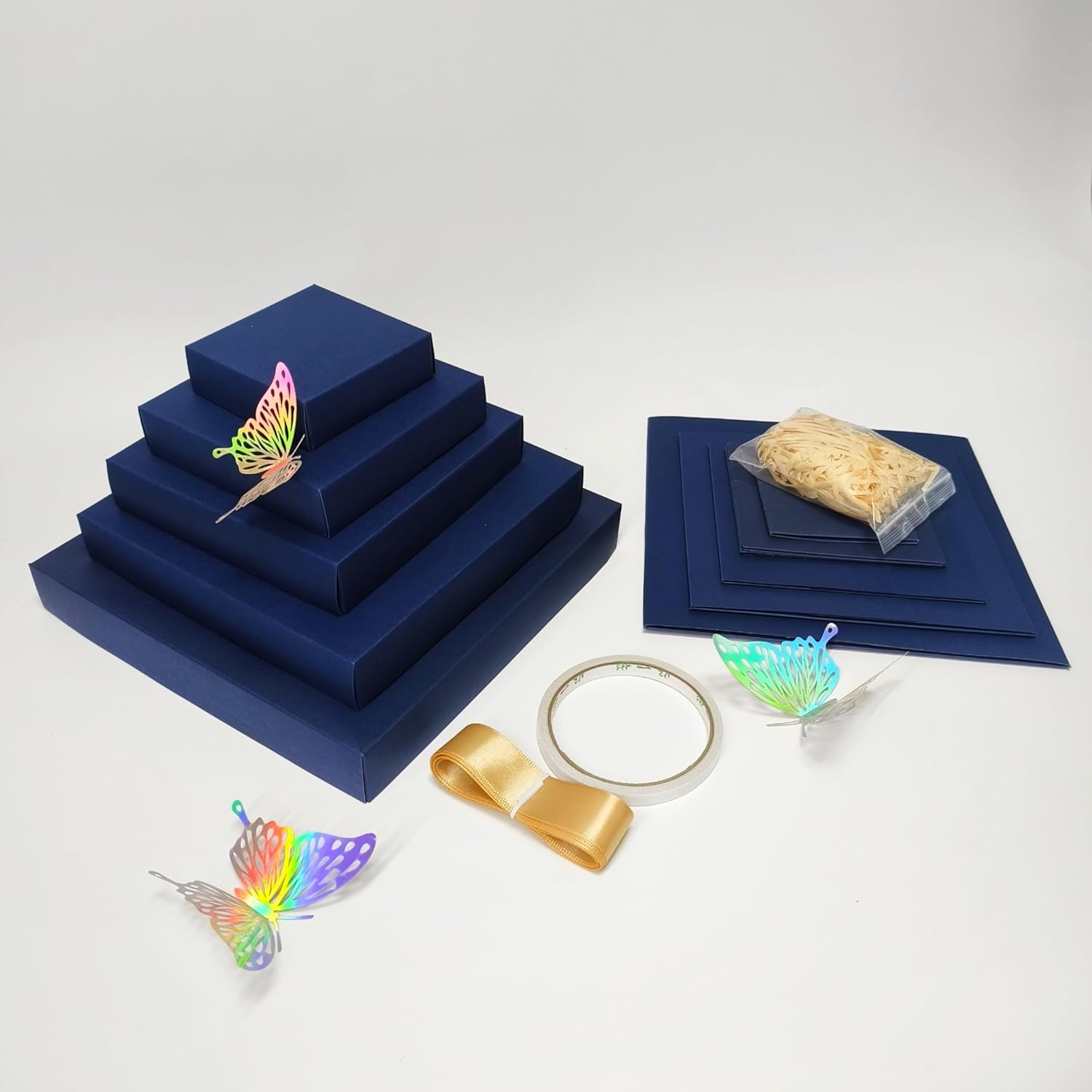 5-Layer Explosion Gift Box DIY Kit with Main Part Assembled for Surprise Snacks & Photos