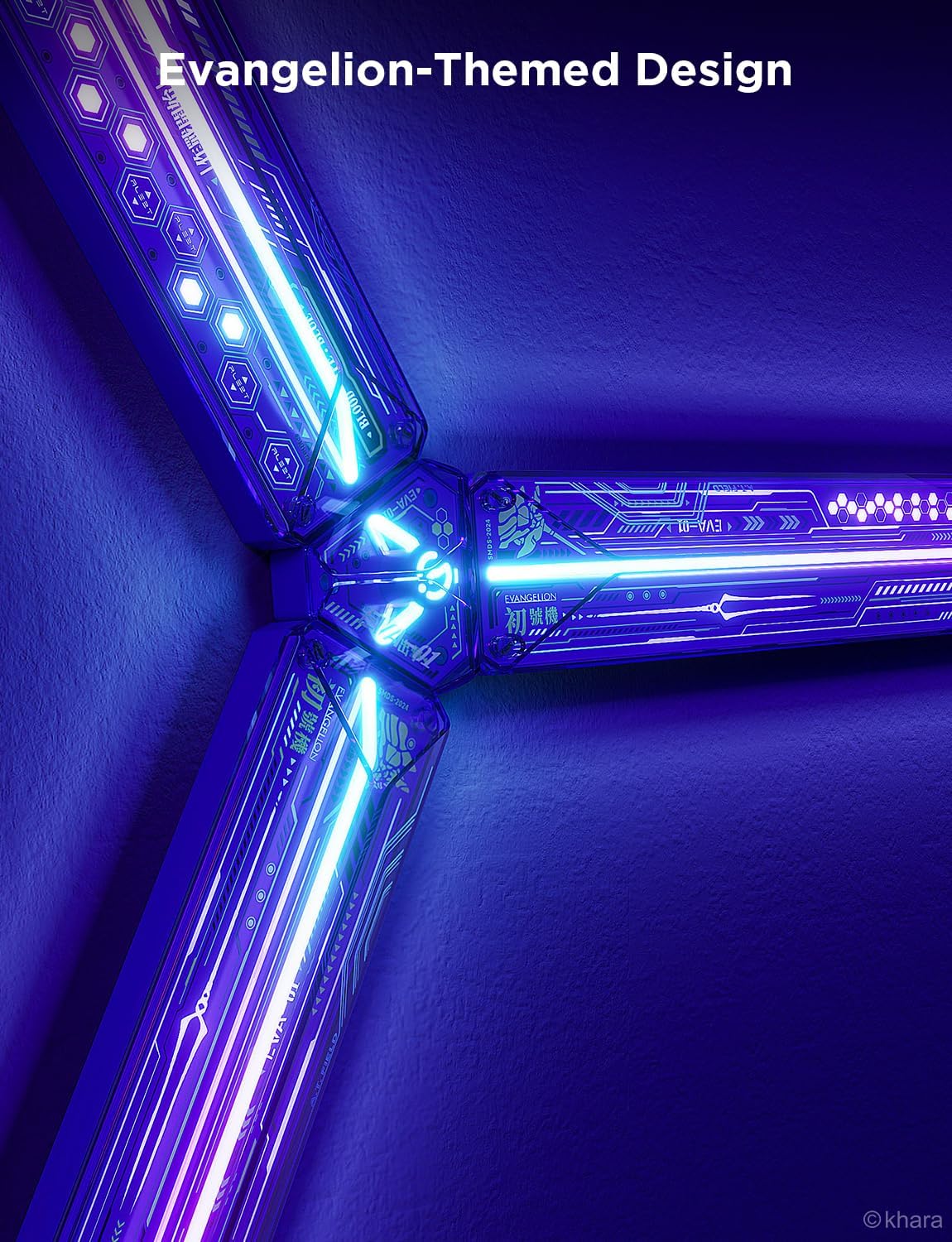 Evangelion Gaming Wall Light with RGBIC Effects, Matter Support & Voice Control