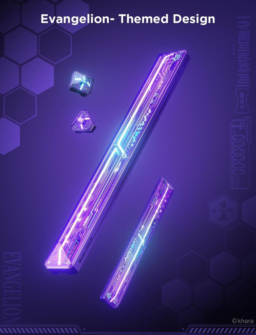Evangelion Gaming Wall Light with RGBIC Effects, Matter Support & Voice Control