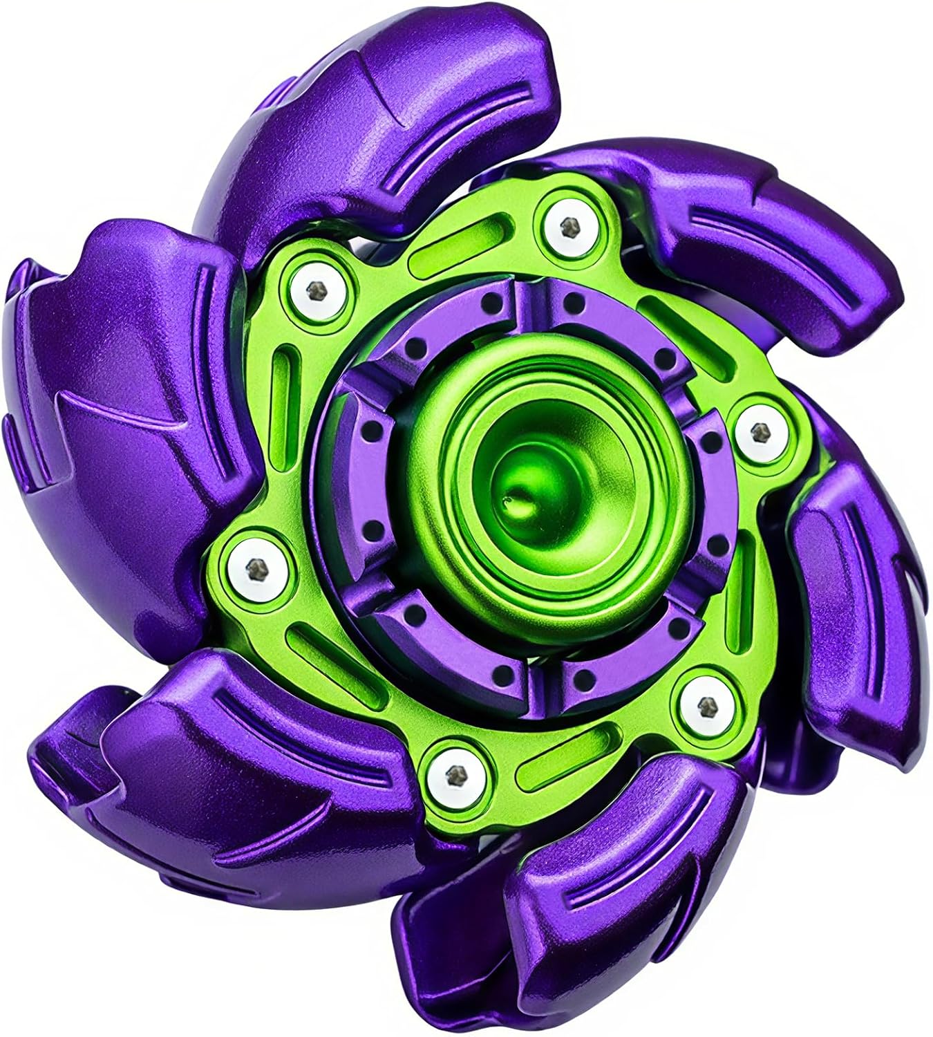 Pillbug Fidget Spinner with Open Armor Design, Metal EDC Stress Relief Toy for Adults