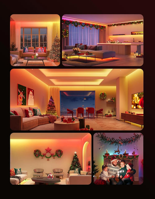 100ft RGBIC Smart LED Strip Lights with Alexa & Google Assistant, WiFi App Control