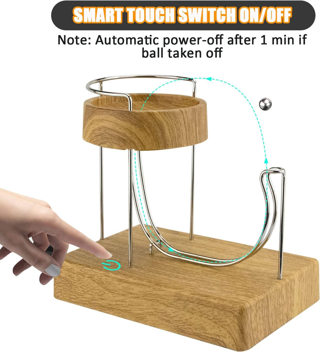 Electromagnetic Perpetual Motion Machine, Kinetic Art Device with Low Noise, Educational Physics Gadget