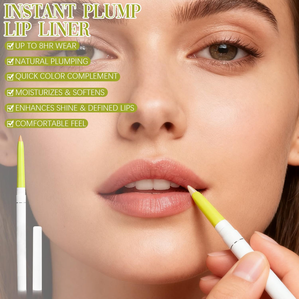 Invisible Lip Plumping Liner - Instant Volume & Hydration for All-Day Wear