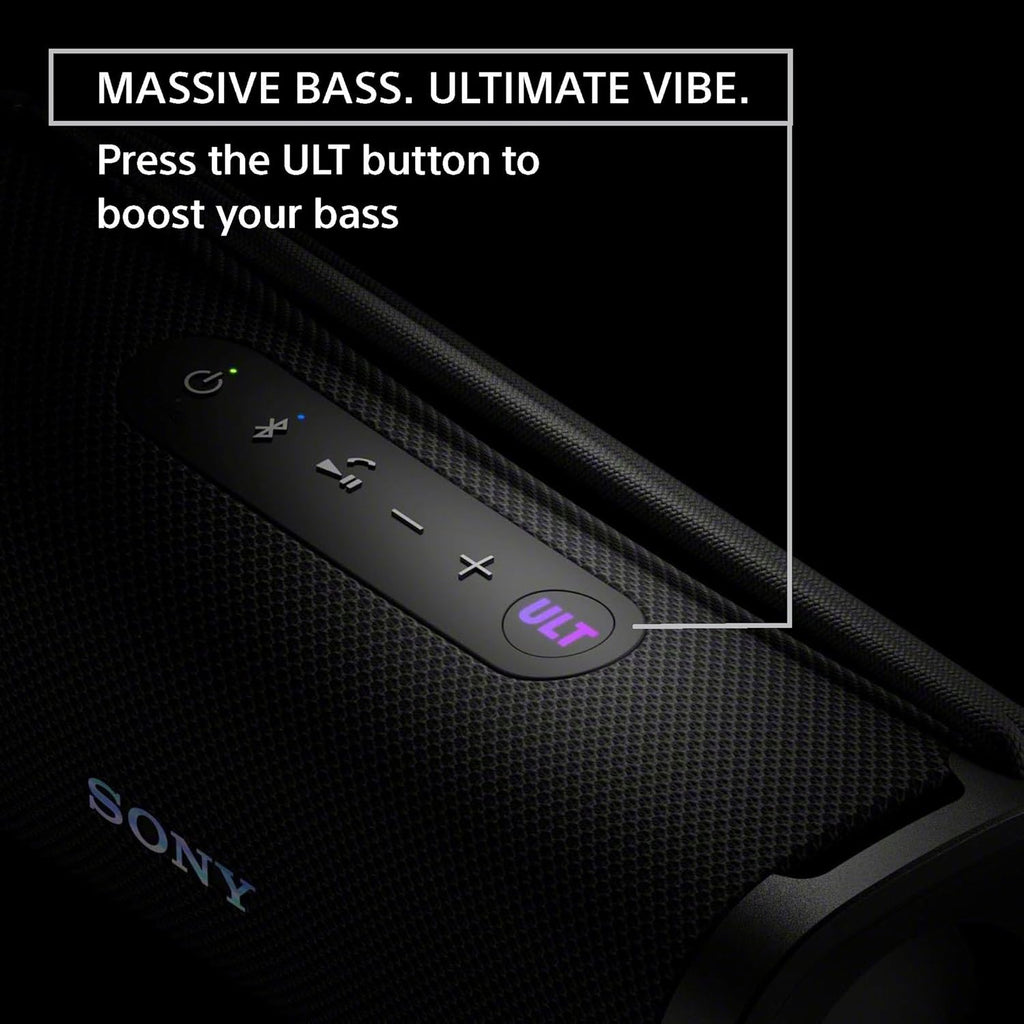 Sony ULT Field 1 Waterproof Bluetooth Speaker | Enhanced Bass | 12h Battery | IP67 Dustproof Shockproof