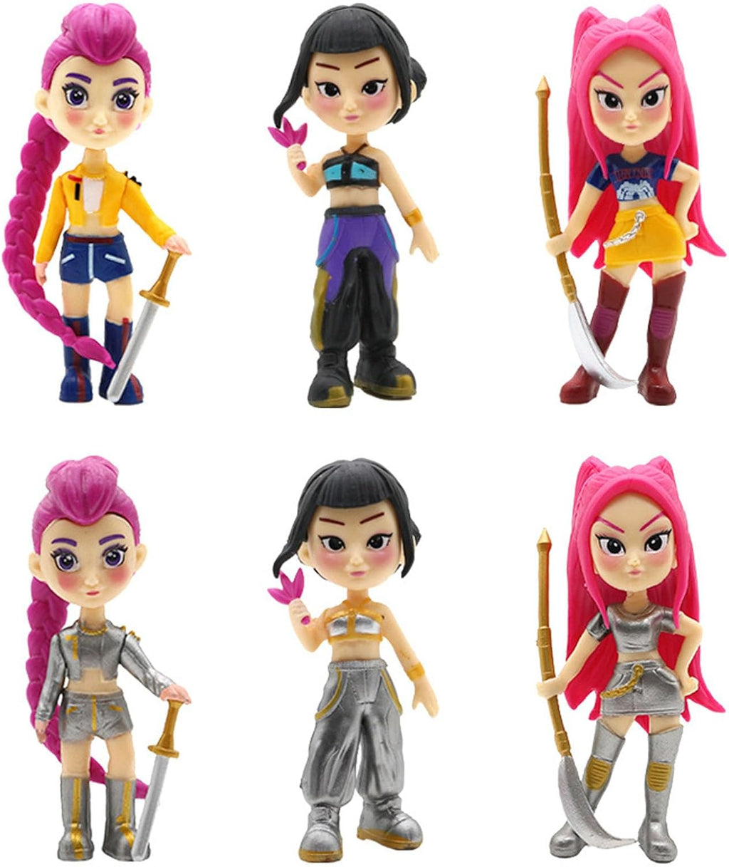 11.5'' Articulated Girl Group Doll Set with Movie-Accurate Outfits, Premium Collectible Action Figures