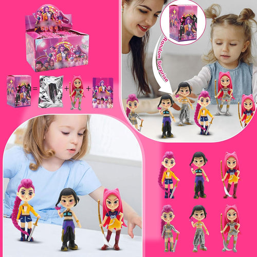 11.5'' Articulated Girl Group Doll Set with Movie-Accurate Outfits, Premium Collectible Action Figures