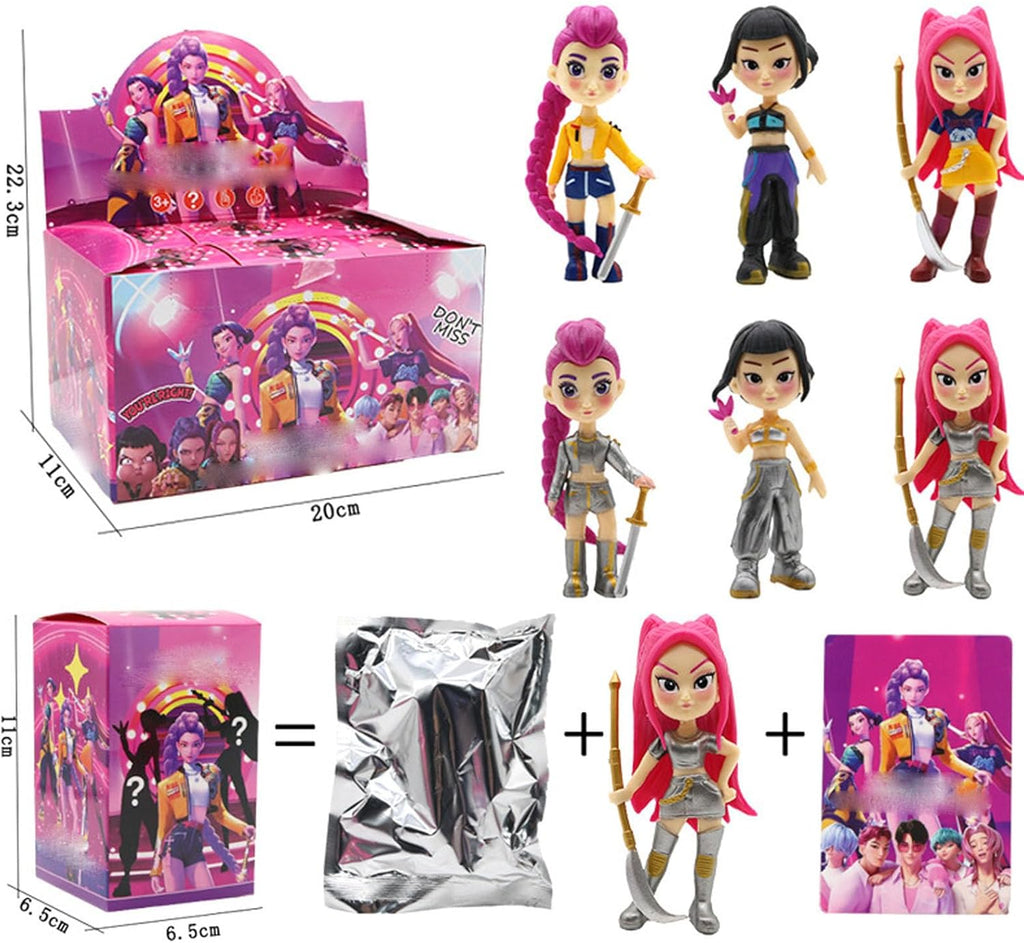 11.5'' Articulated Girl Group Doll Set with Movie-Accurate Outfits, Premium Collectible Action Figures