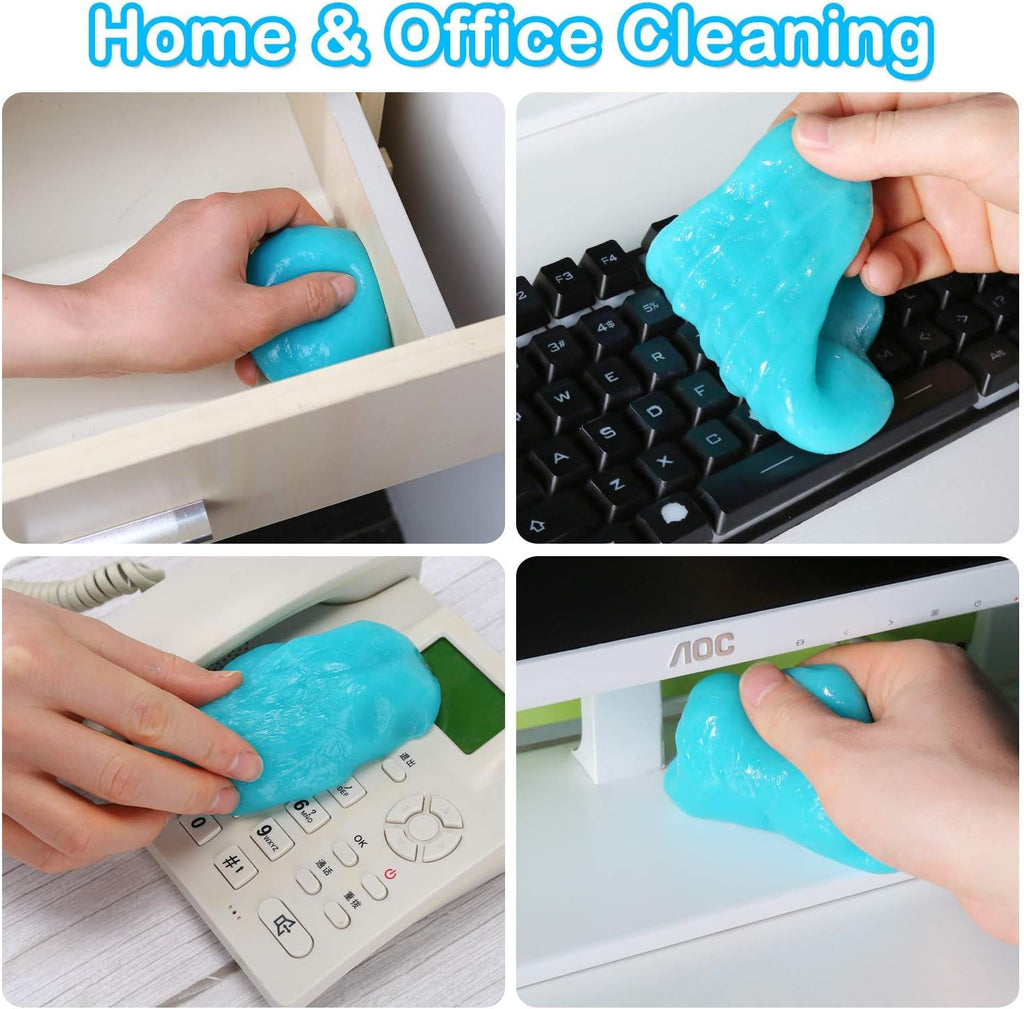Reusable Car Cleaning Gel Putty for Hard-to-Reach Areas and Electronics