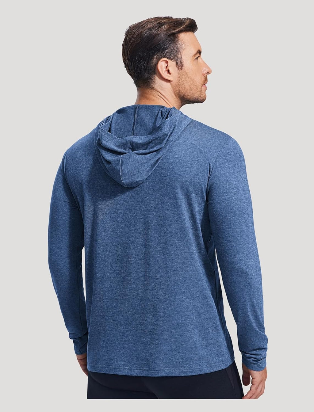 Lightweight Men's Hoodie for Golf & Gym - Quick-Dry Moisture-Wicking Pullover