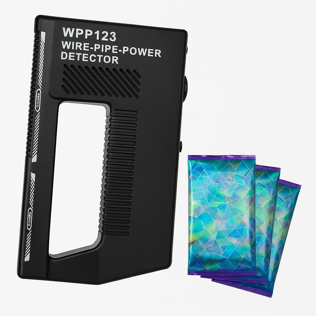 High-Sensitivity Wall Scanner & Metal Detector - Detects Pipes, Wires & Studs