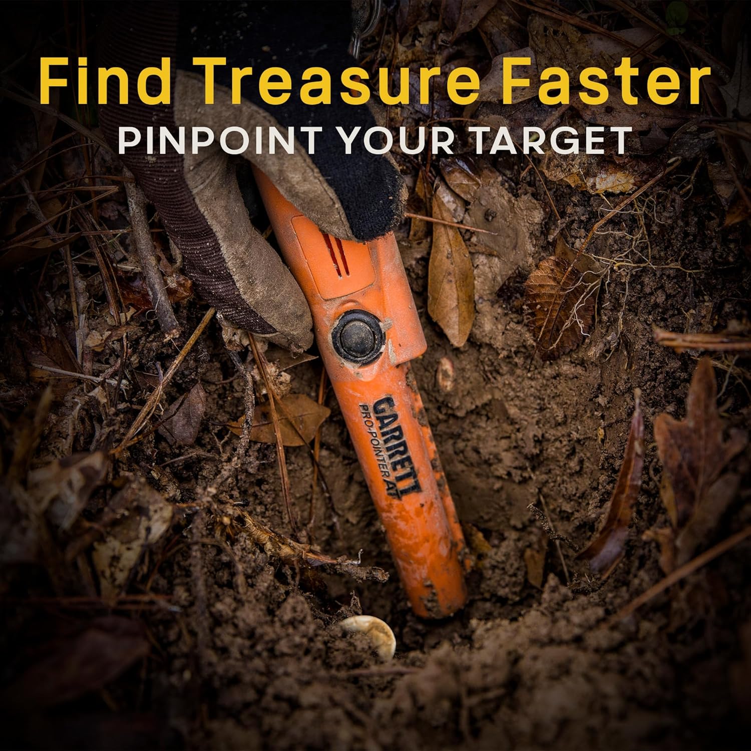 Waterproof Pinpointer Metal Detector for Adults, All-Terrain Use, Made in USA