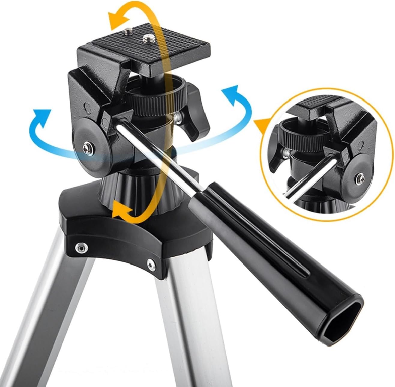 70mm Aperture 400mm Refracting Telescope for Beginners with Phone Adapter & Tripod