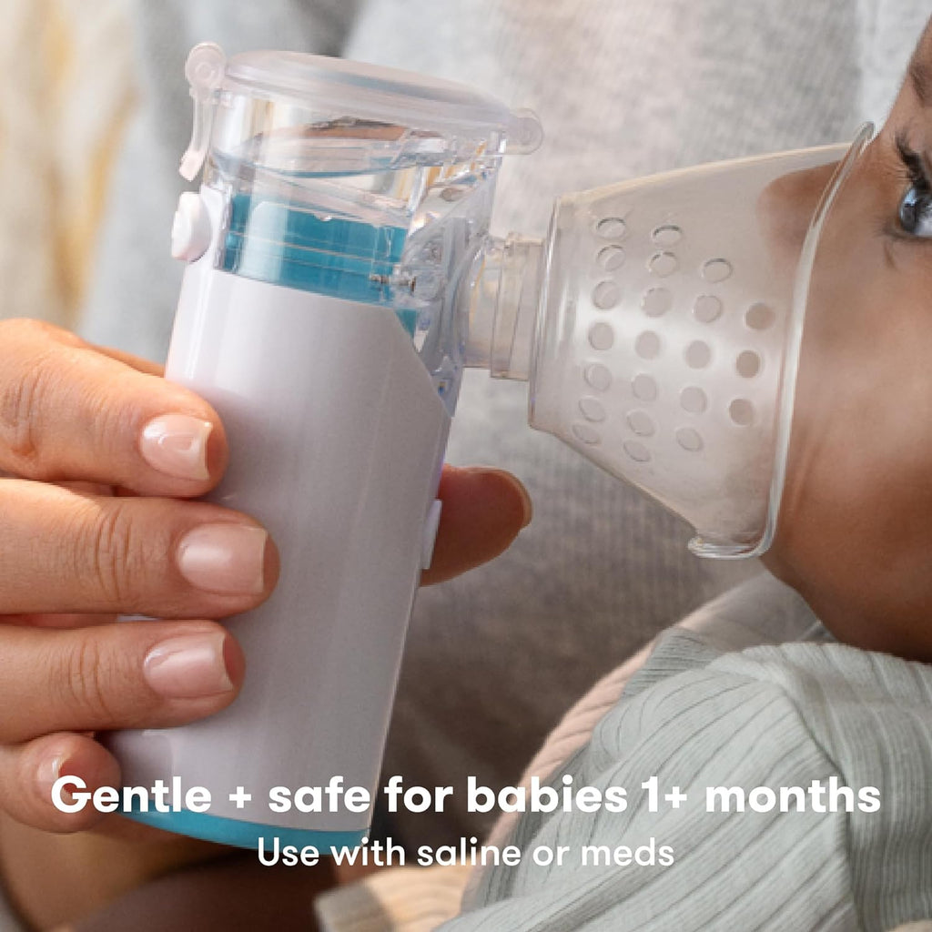Ultra-Quiet Portable Nebulizer for All Ages with Mask & Diffuser, Cordless & Rechargeable