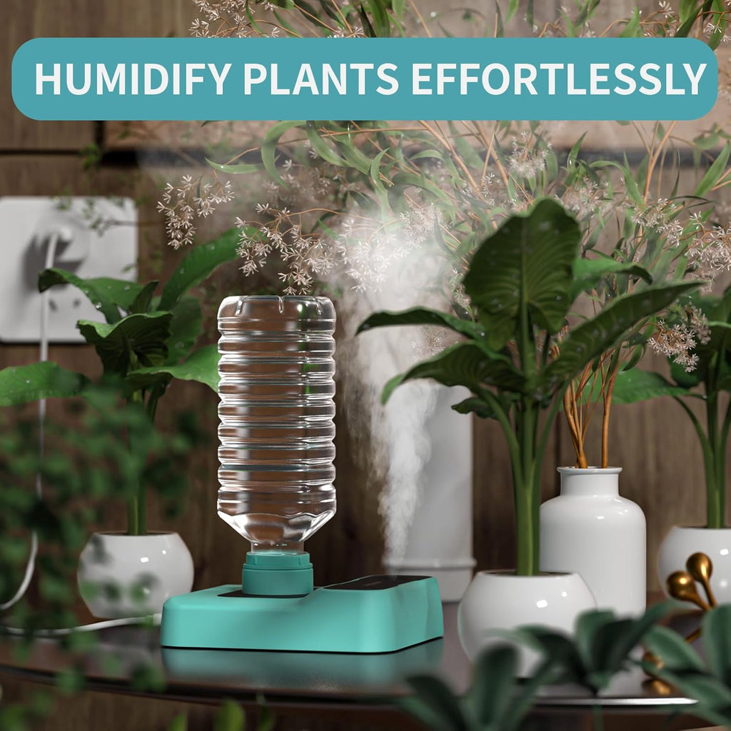 Portable Travel Humidifier with 5000mAh Battery, Quiet 23dB Operation, Auto-Off & Night Light