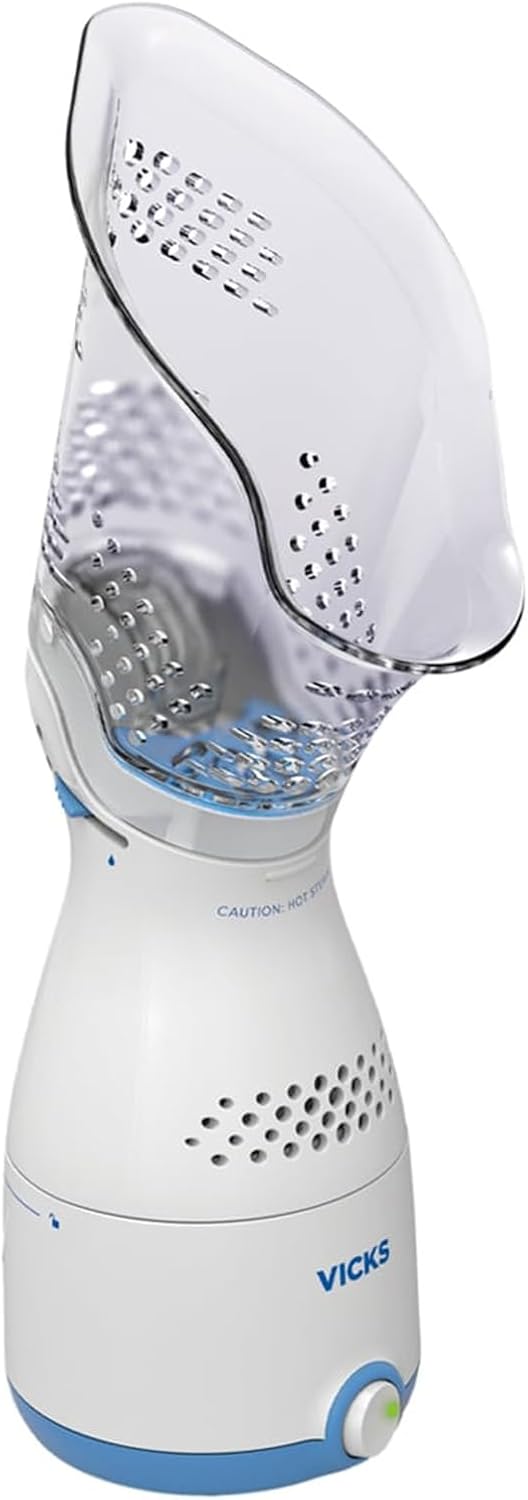 Sinus Steam Inhaler - Non-Medicated Relief for Congestion, Allergies & Colds with Adjustable Steam