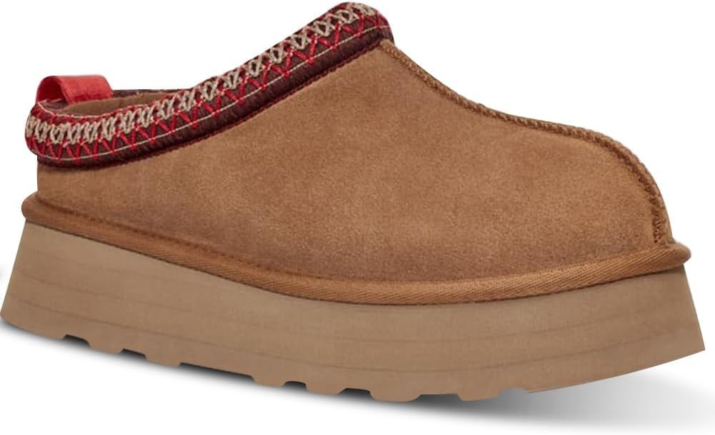 Women's Platform Ankle Boots Fur-Lined Slippers Anti-Slip Winter Snow Boots for Outdoor